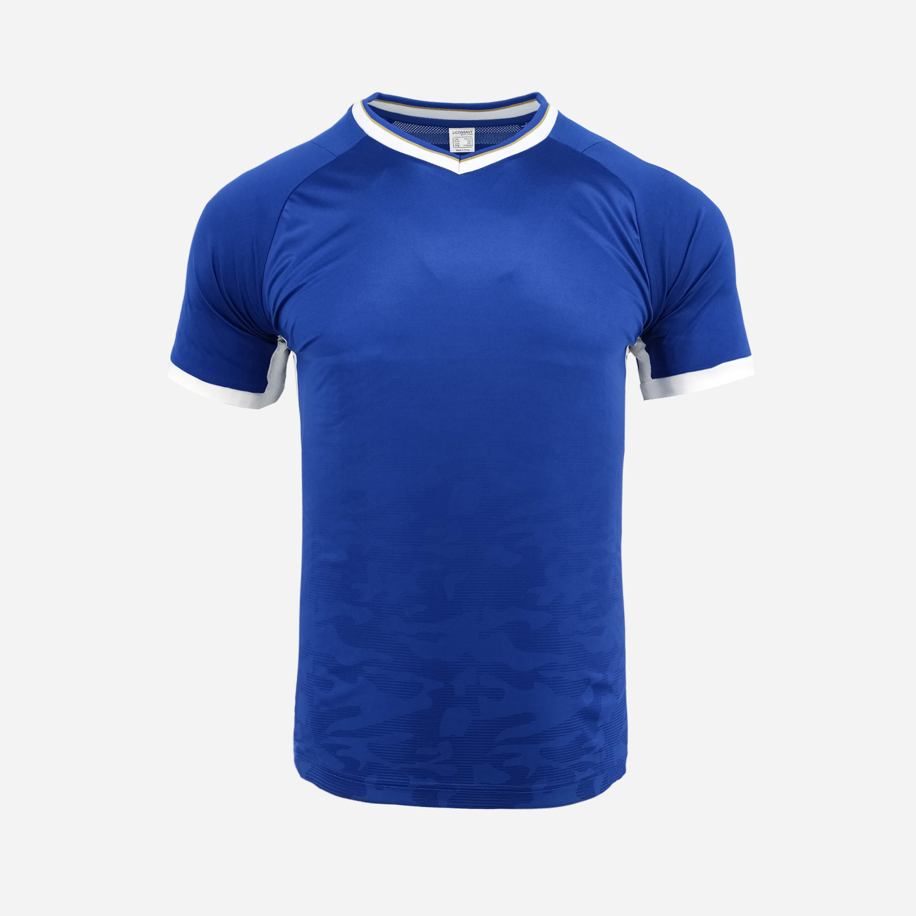 Personalize Men Soccer Jersey V Royal Blue CasualSelect